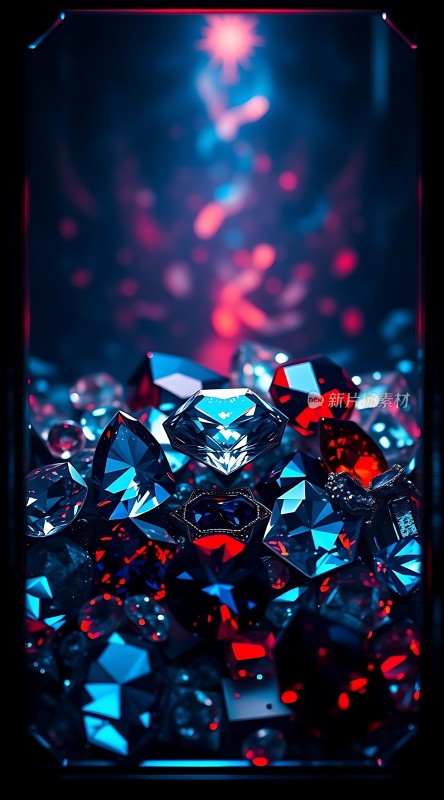 璀璨钻石闪耀光芒