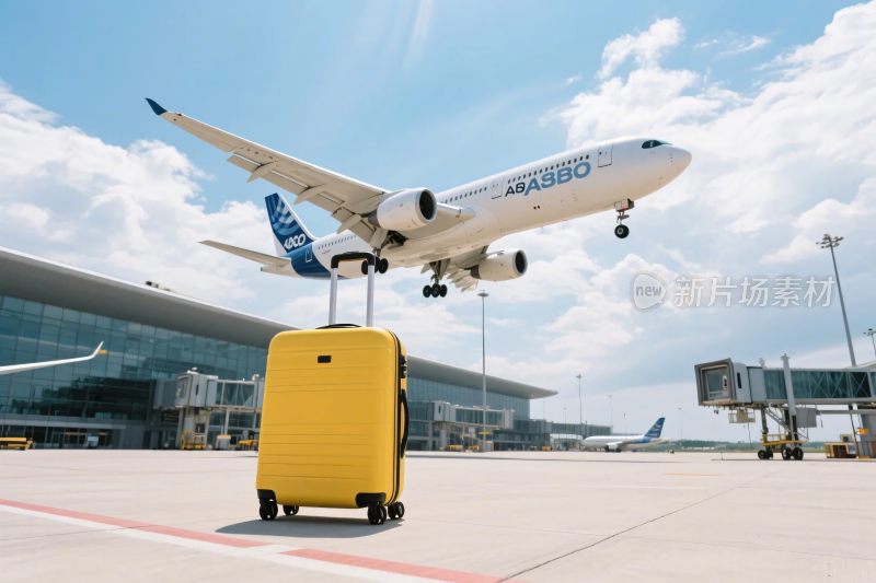 机场航空旅行场景图