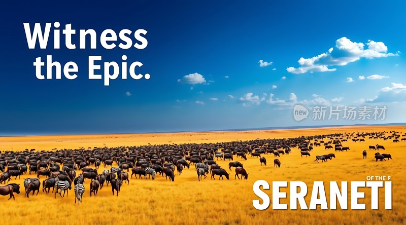 见证史诗般的塞伦盖蒂大迁徙