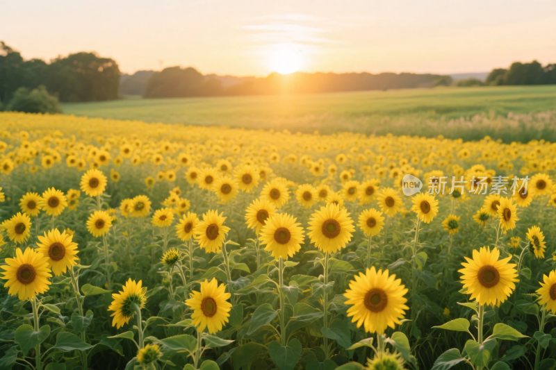 向日葵田园风景