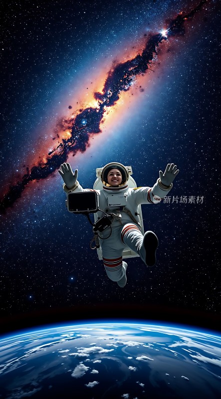宇航员太空漫步