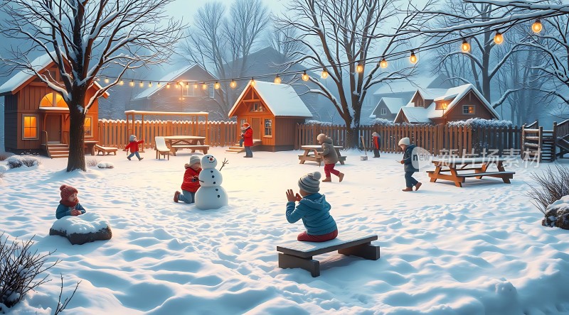 雪地里的欢乐时光