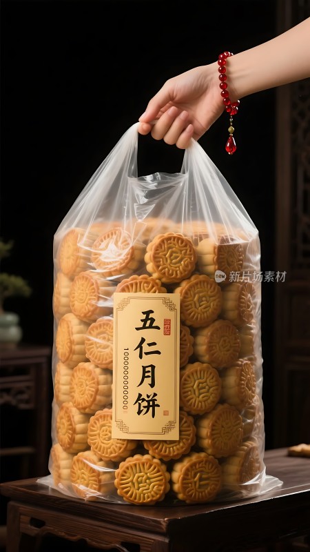 五仁月饼大礼包传统美味节日佳品！