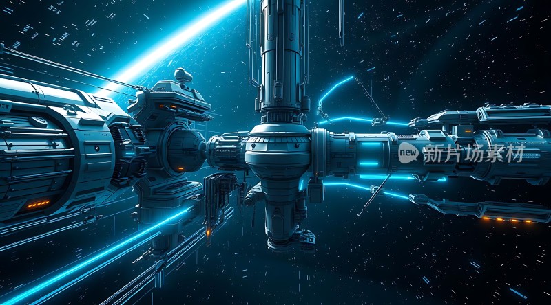 星际飞船探索未知宇宙