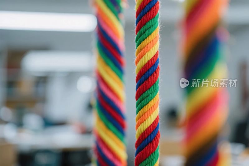 彩色绳索装饰