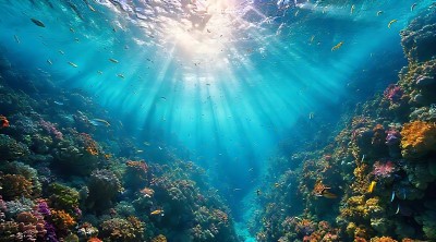 阳光下的海底世界 阳光下的海底世界