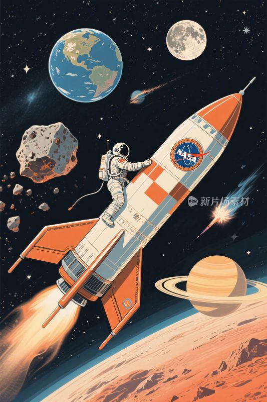 太空探险宇宙飞船