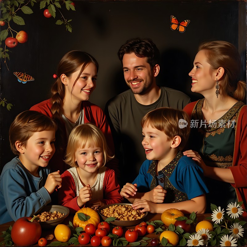 温馨家庭共度美好时光