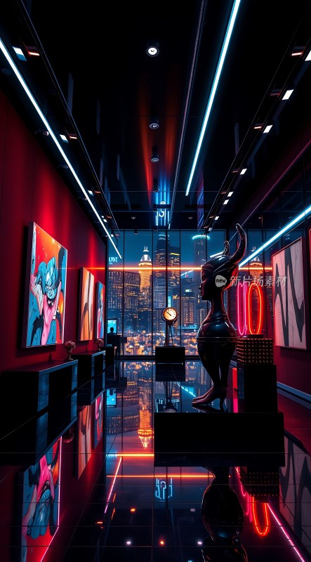 霓虹艺术馆之夜