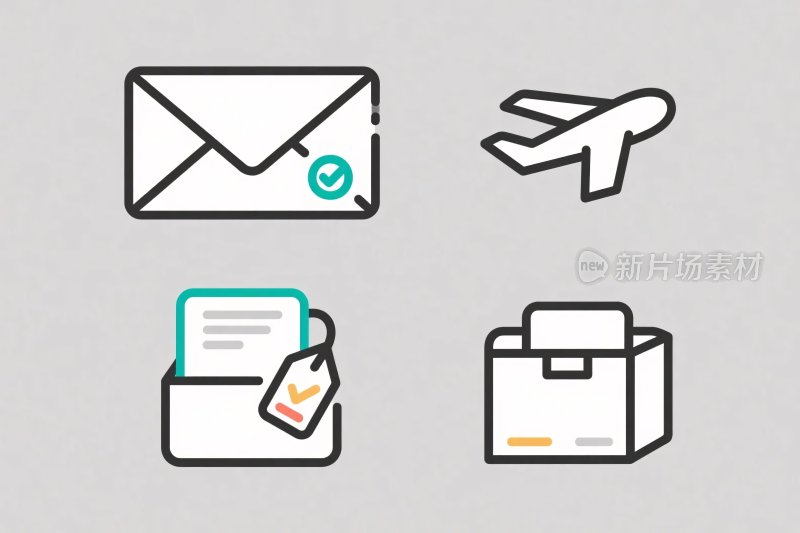 物流运输图标集合