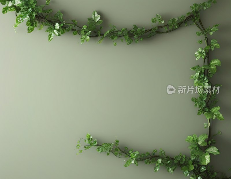 绿植墙装饰背景