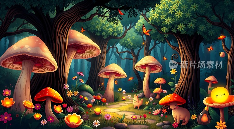 奇幻森林秘境探险之旅