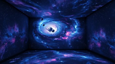 宇宙奇观星云漩涡与行星 宇宙奇观星云漩涡与行星