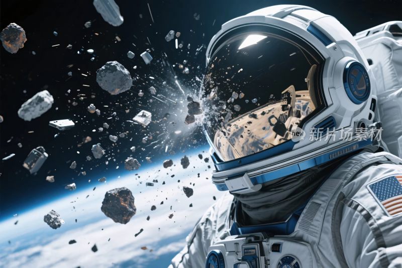 宇航员太空场景