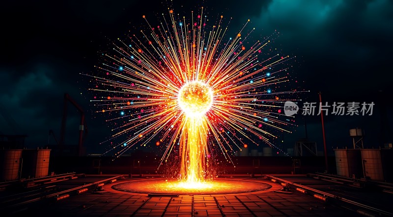 新片场素材科技爆炸