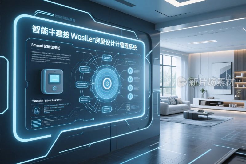 未来智能全息交互界面