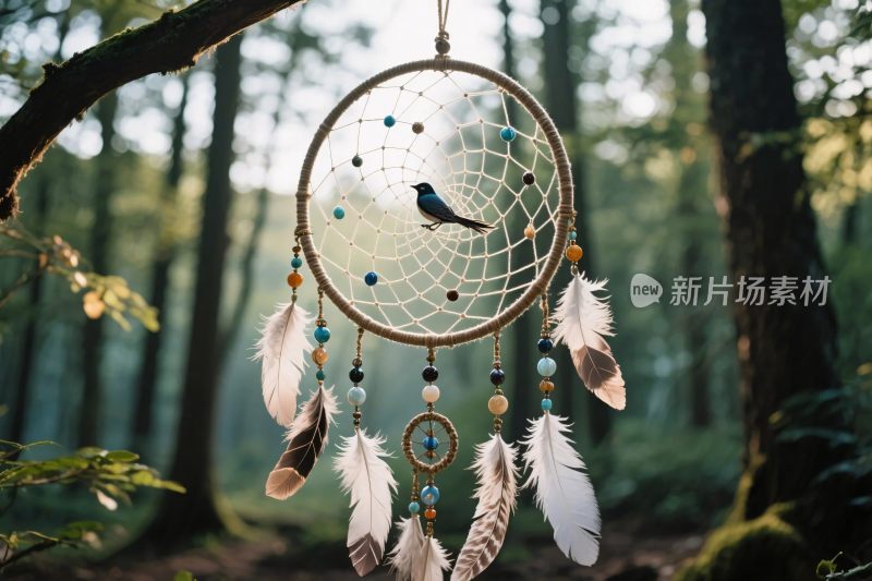 捕梦网森林自然场景