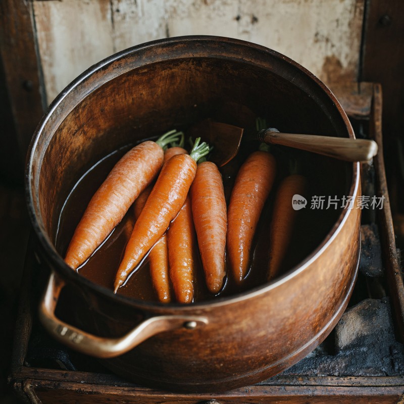 砂锅原味胡萝卜