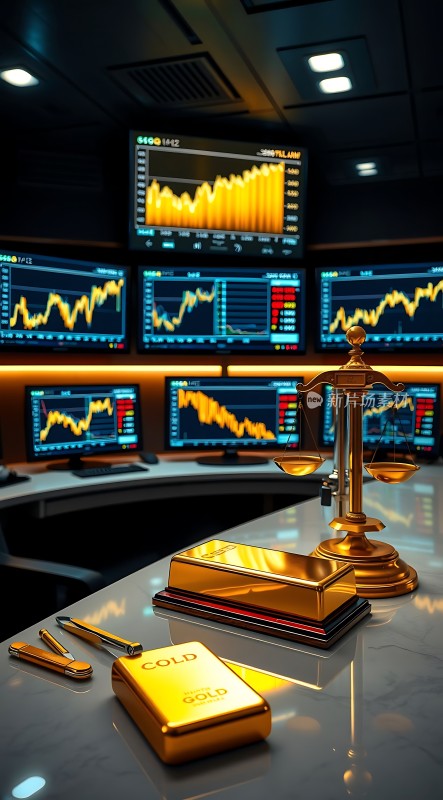 黄金交易室金融市场的精密较量