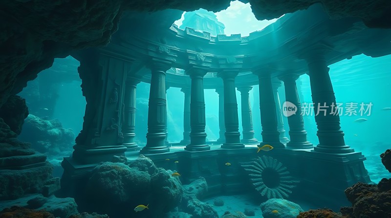 水下古建筑遗迹