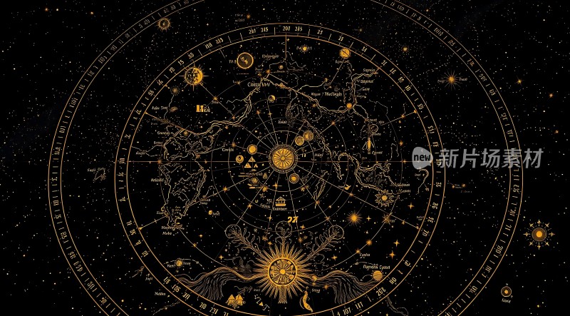 宇宙星图探索未知世界