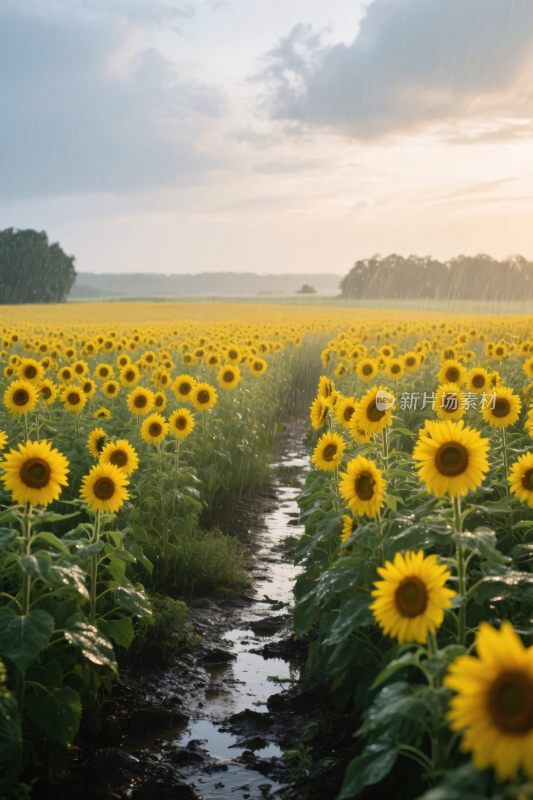 向日葵田园风景