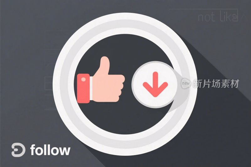 点赞下载图标设计