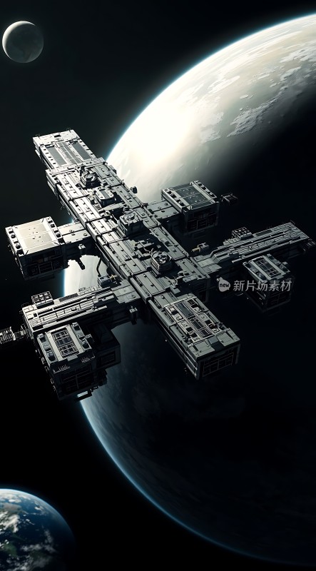 星际飞船环绕地球