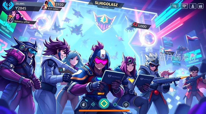 未来战士集结科技与战斗的交响曲