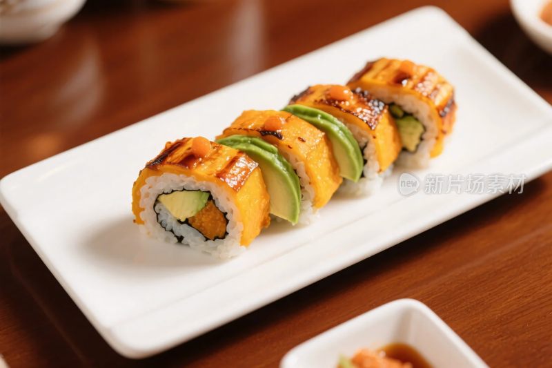 精美寿司美食展示