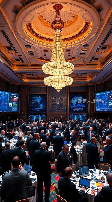 全球金融会议现场