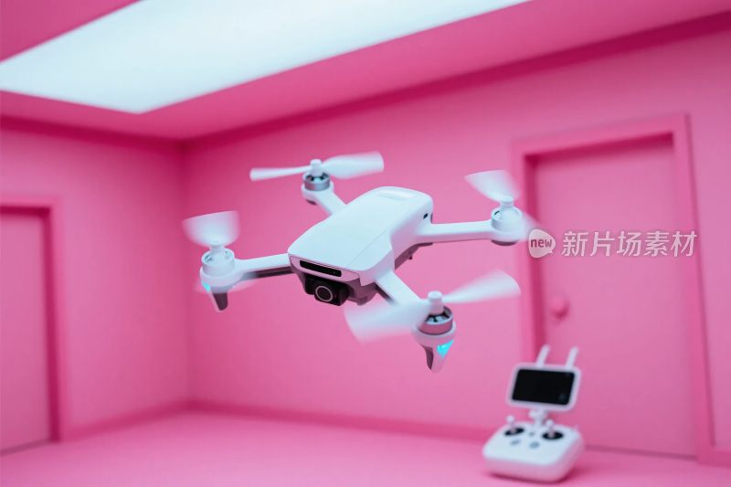 粉色房间里的无人机