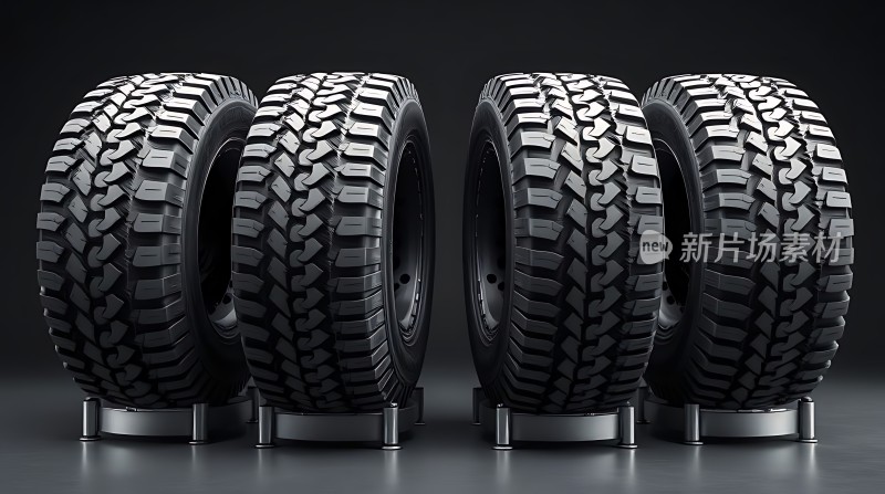 新片场素材·越野轮胎展示