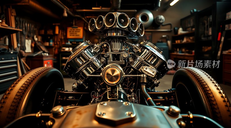 机械之心引擎与车轮的结合