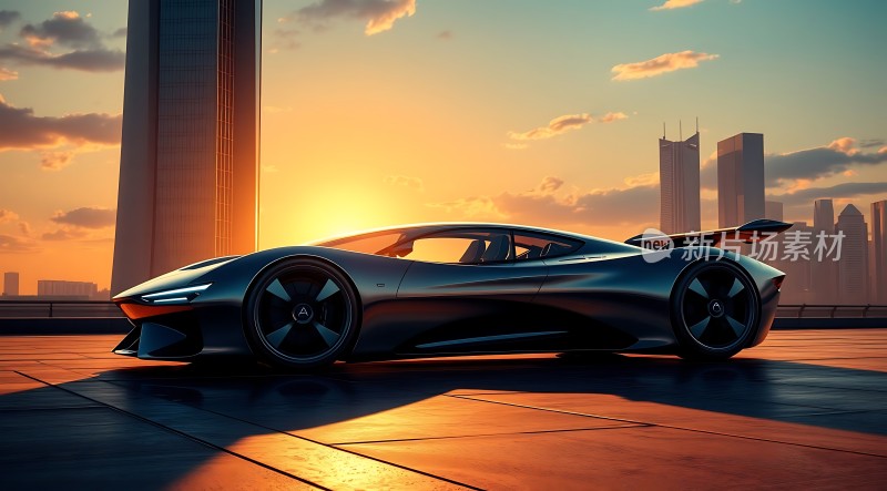 未来座驾城市天际线上的速度与激情