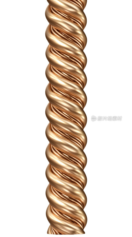 扭曲金绳纹理