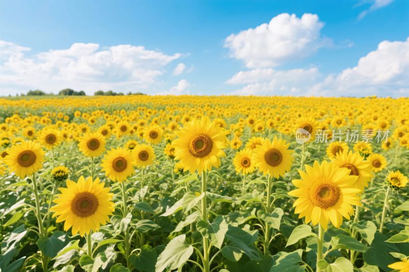 向日葵花田风景