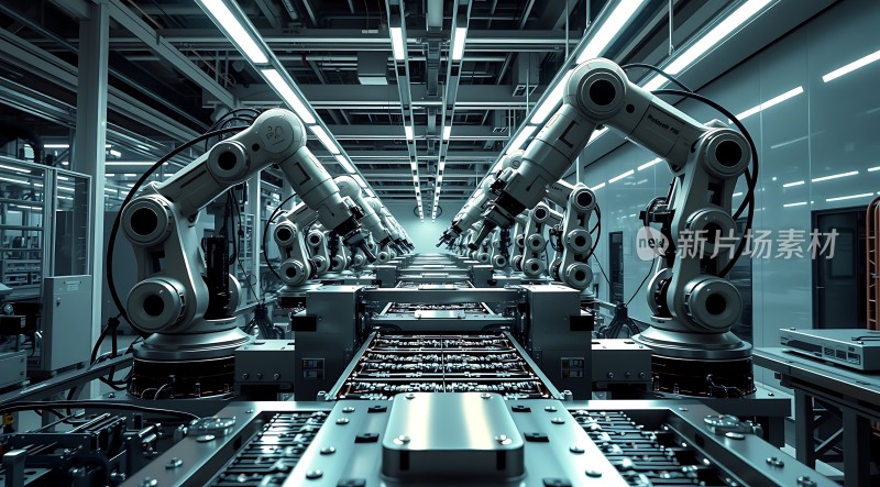 智能生产线上的机器人协作作业