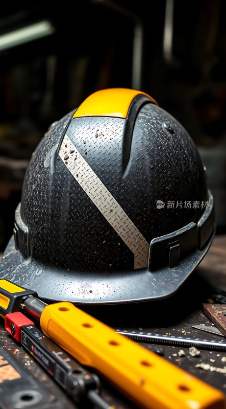 安全帽与工具