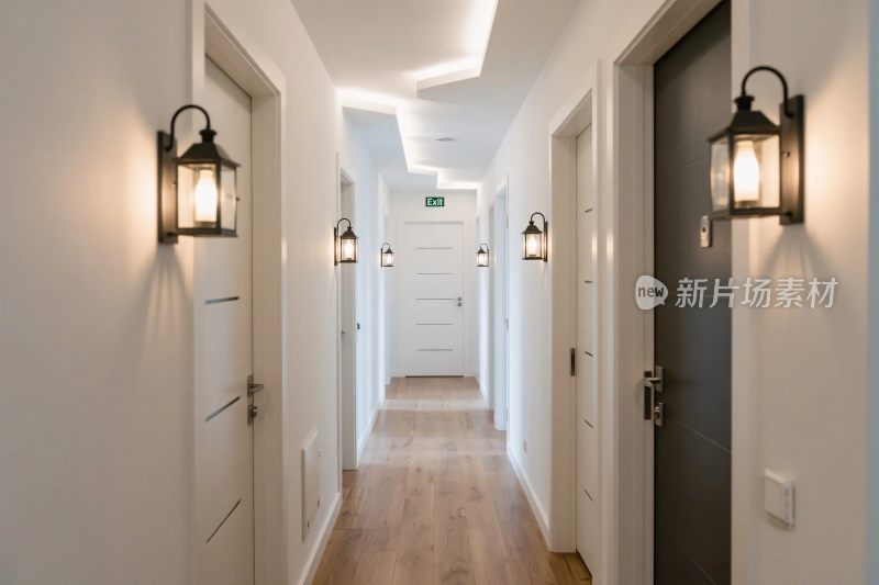 室内走廊灯光装饰