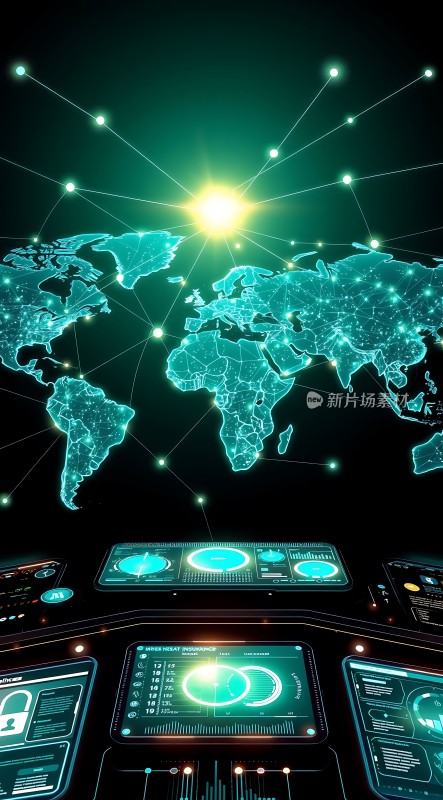 未来科技世界网络连接图