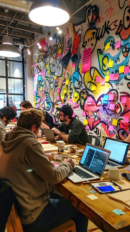 创意碰撞头脑风暴会议现场