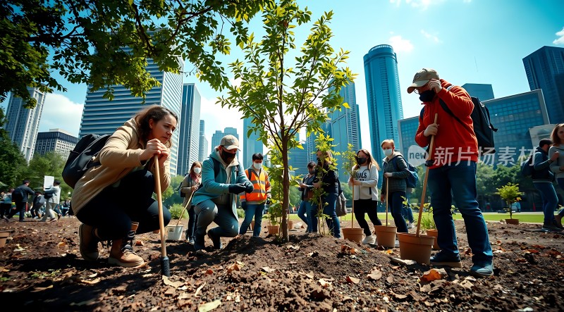 城市绿化共同守护绿色未来