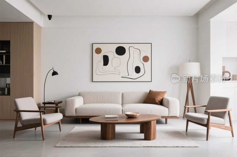 现代简约客厅布置