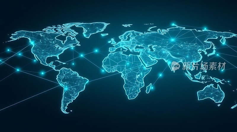 全球网络连接图