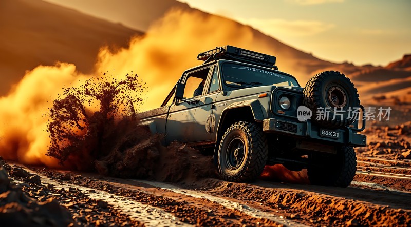 越野狂飙沙尘滚滚