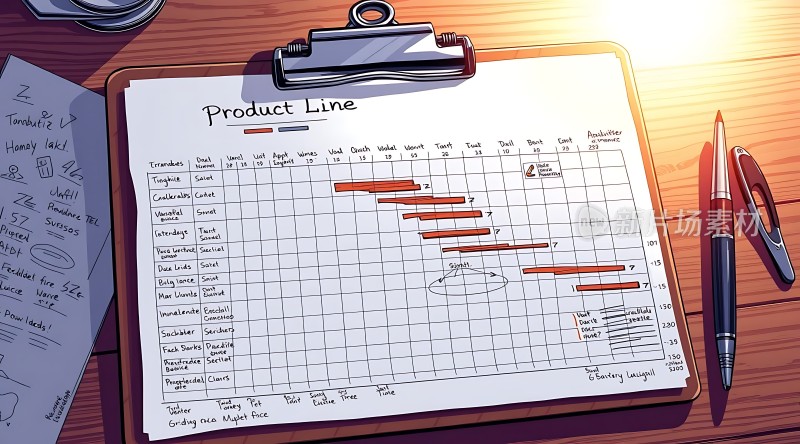 产品线规划图展示
