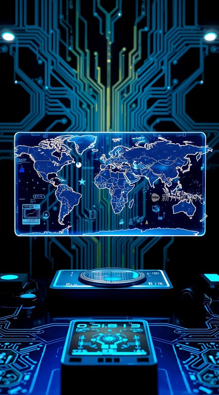 未来科技世界地图