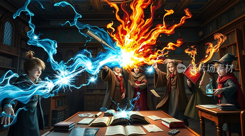 魔法对决冰与火的对决