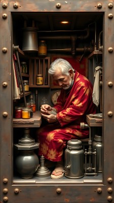 老匠人专注手工制作周围工具琳琅满目